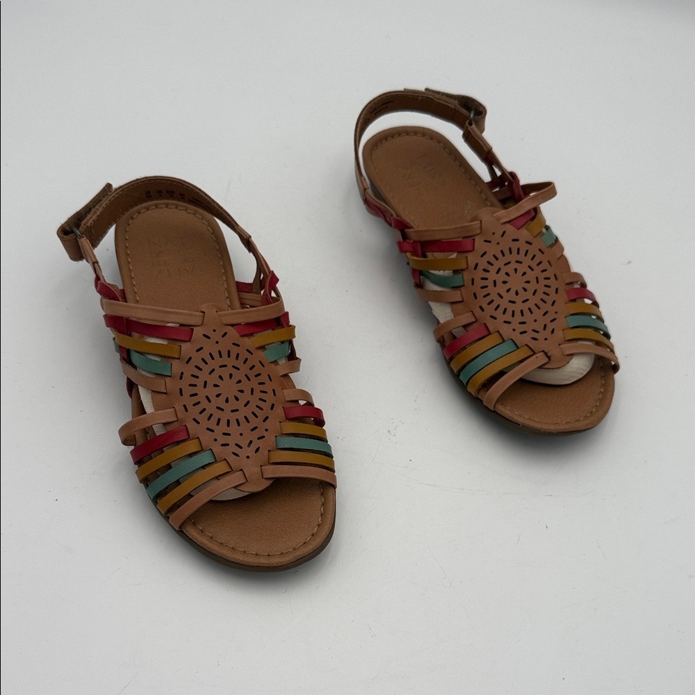 Naturalizer Colorful Strappy Sandals women 8M casual vacation beach Y2K vacation